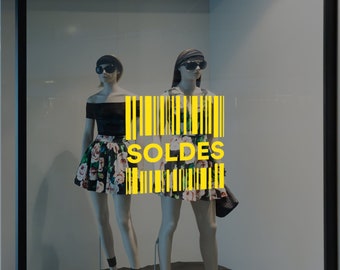 Soldes - French Window Sale Decal