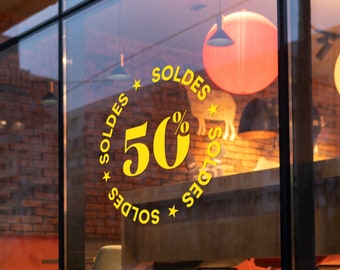 Soldes - Customisable French Sale Window Sign