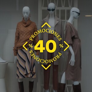 Promociones - Customisable Spanish Sale Window Sign - Removable Vinyl Decal - Promotional Shop Window Sticker - Retail Display Sale