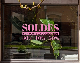 Soldes - French Window Sale Decal