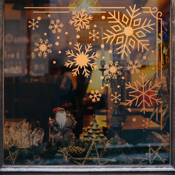 Weihnachtsecke Dekorationen Fenster Aufkleber, Shop Einzelhandel Fenster  Display, Frohe Feiertage, Saisonale Fensterdekoration, Abnehmbare Fenster  Vinyl -  Schweiz