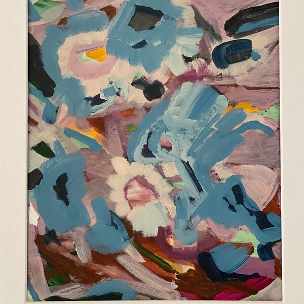 Acrylic on Paper Etsy