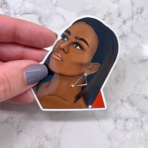 3” Vinyl Sticker Michelle Obama First Lady Inspiring Woman