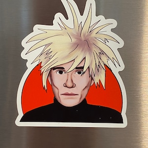 Andy Warhol 3” Magnet Pop Art Artist