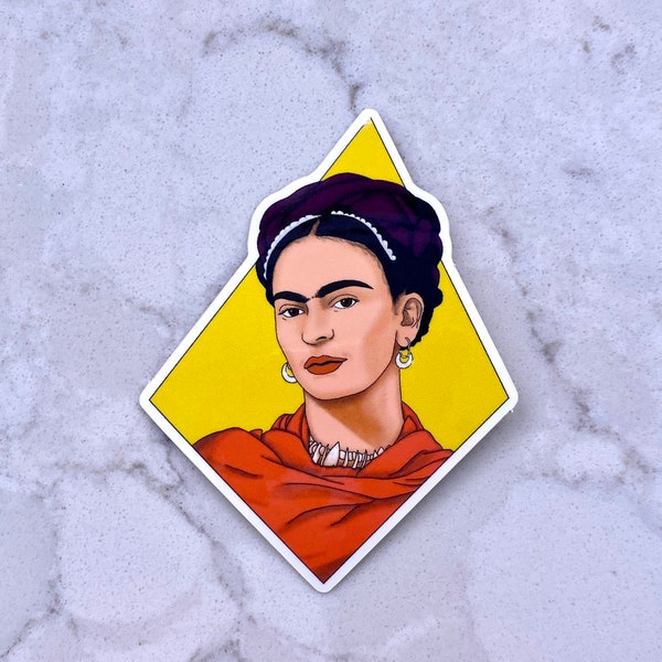 3” Vinyl Sticker Frida Kahlo Artist Inspiring Woman