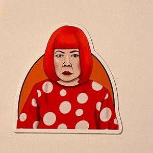 Yayoi Kusama 3” Magnet Japanese Pop Art Artist Polka Dot