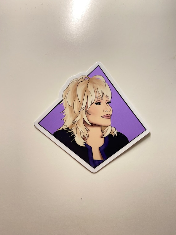 3 Vinyl Sticker Dolly Parton Singer Inspiring Woman | Etsy