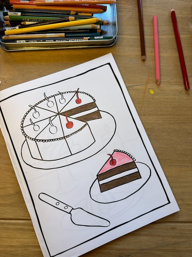 Osteria Coloring Book - Food, Italian and American culture image 3