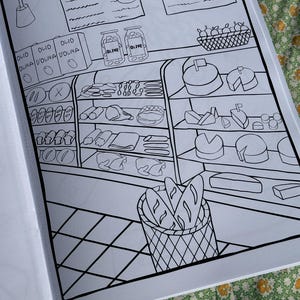 Osteria Coloring Book - Food, Italian and American culture image 7