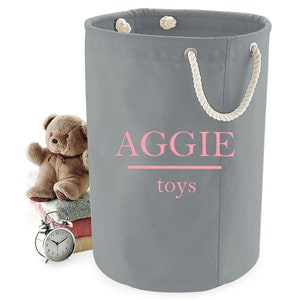 Personalised Name Storage Trug - Personalised Toy Bag - Storage Bag - Knitting Bag - Storage - Dog Toy Bag - Laundry - Trug - Storage Basket