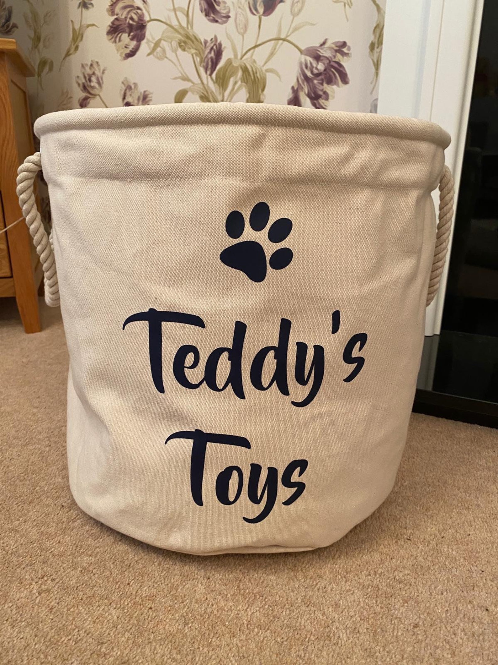 Dog Toy Storage Bag Personalised Toy Bag Boys Toy Bag Etsy UK