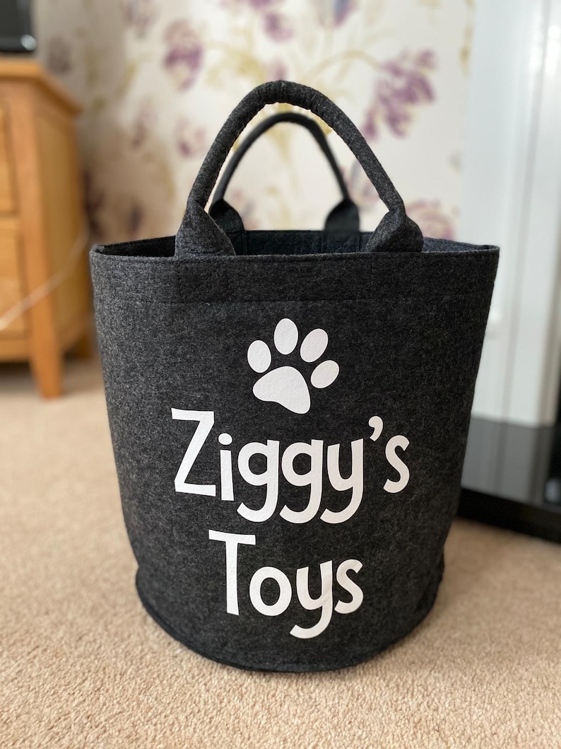 Personalised Dog Toy Storage Laundry Bag Storage Bag Etsy