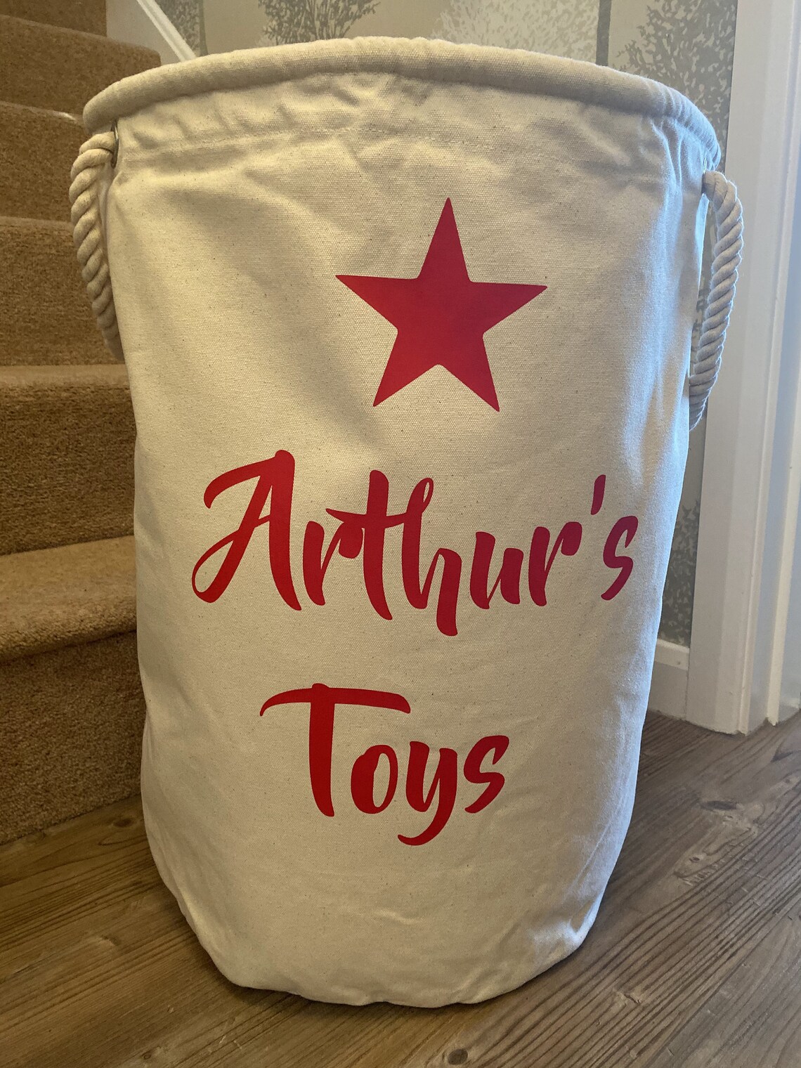 Children's Storage Bag Toy Storage Personalised Toy Etsy UK