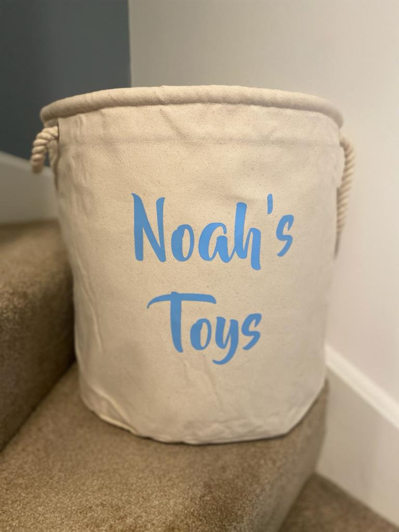 Children's Storage Bag Toy Storage Personalised Toy Etsy