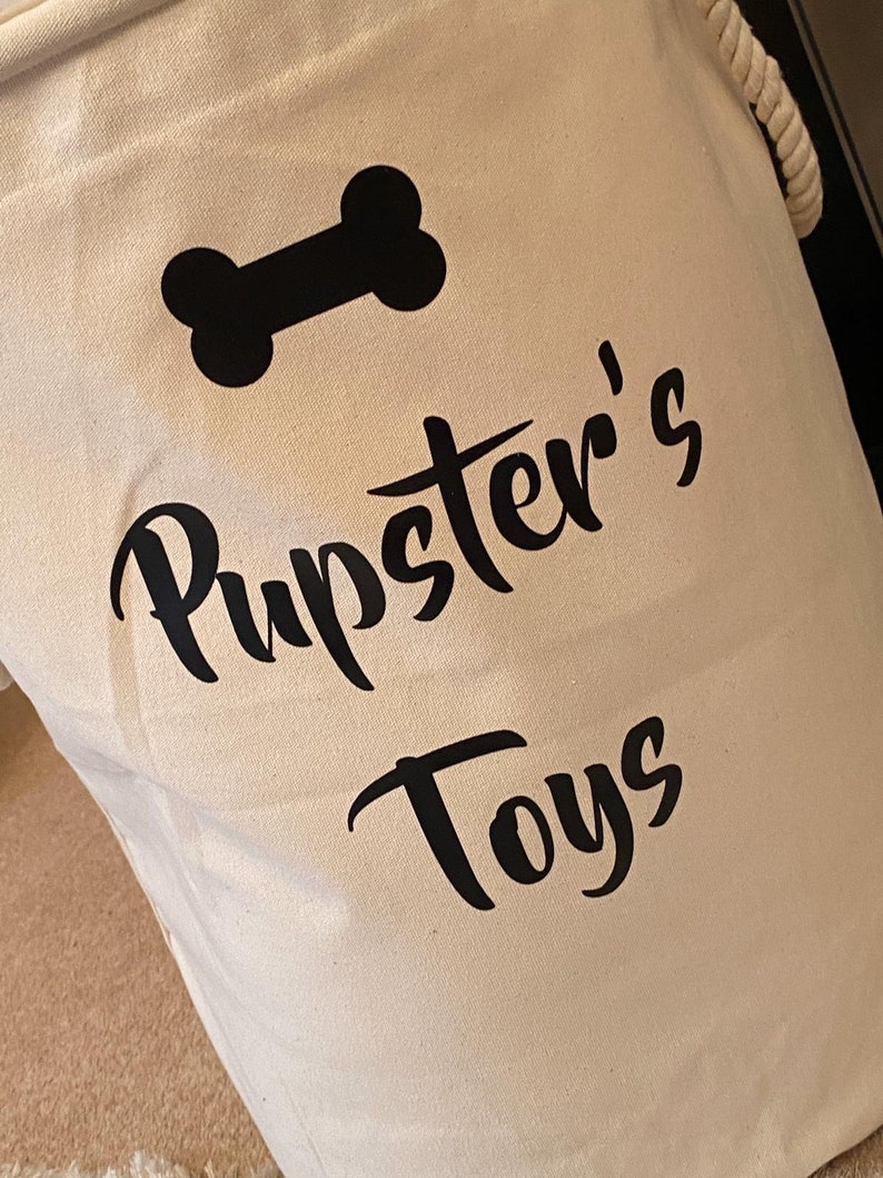 Dog Toy Storage Bag Personalised Toy Bag Boys Toy Bag Etsy