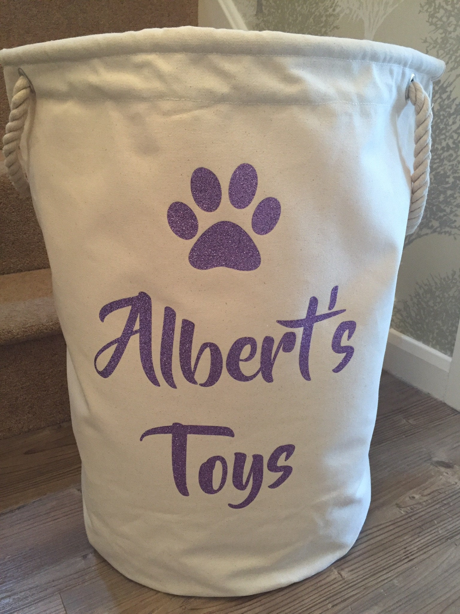 Dog Toy Storage Bag Personalised Toy Bag Boys Toy Bag Etsy UK