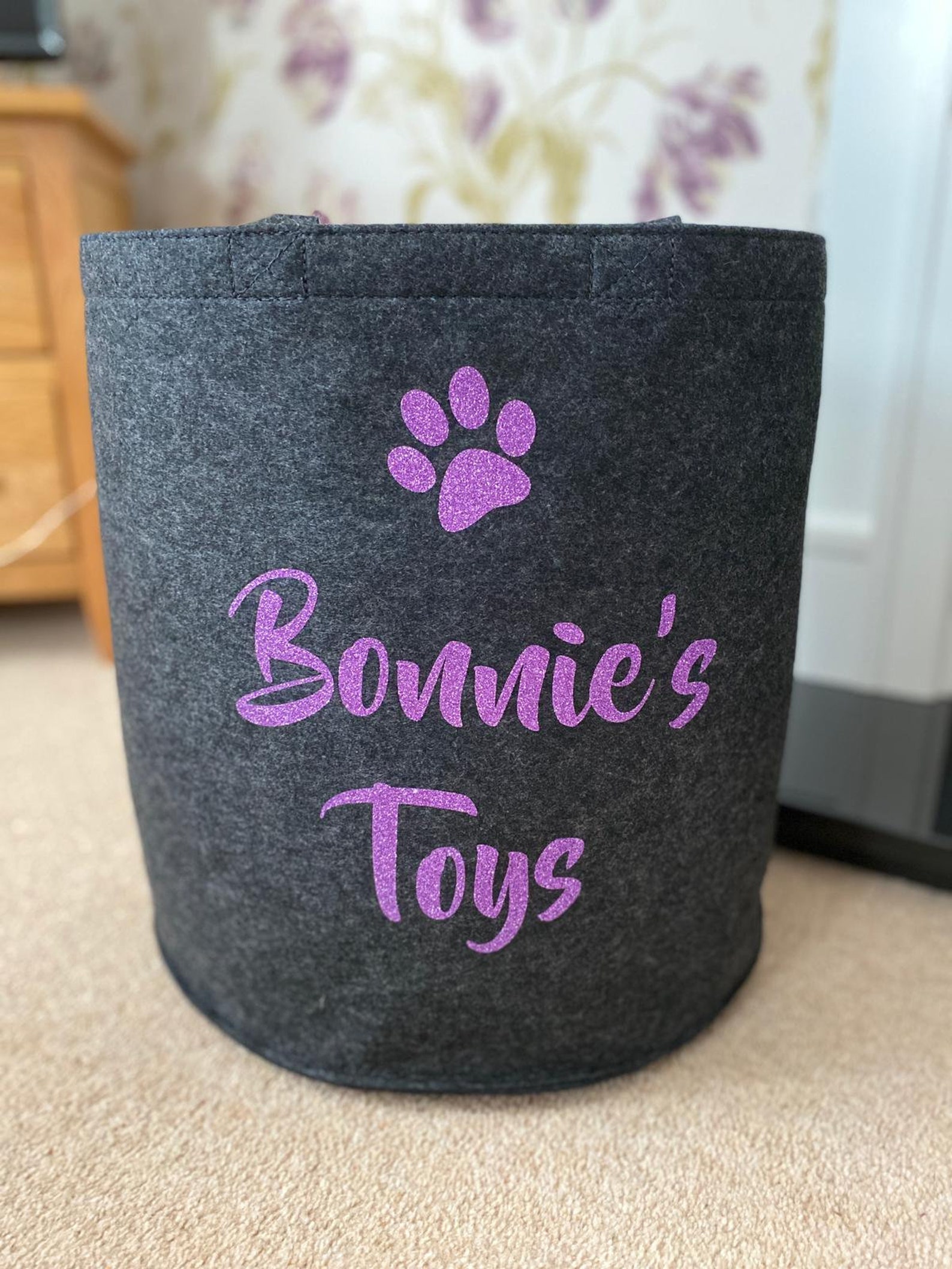 Personalised Dog Toy Storage Laundry Bag Storage Bag Etsy