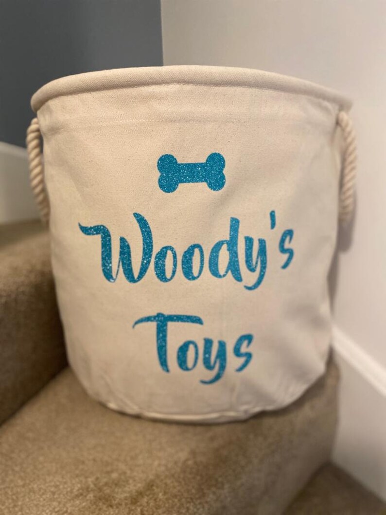 Dog Toy Storage Bag Personalised Toy Bag Boys Toy Bag Etsy
