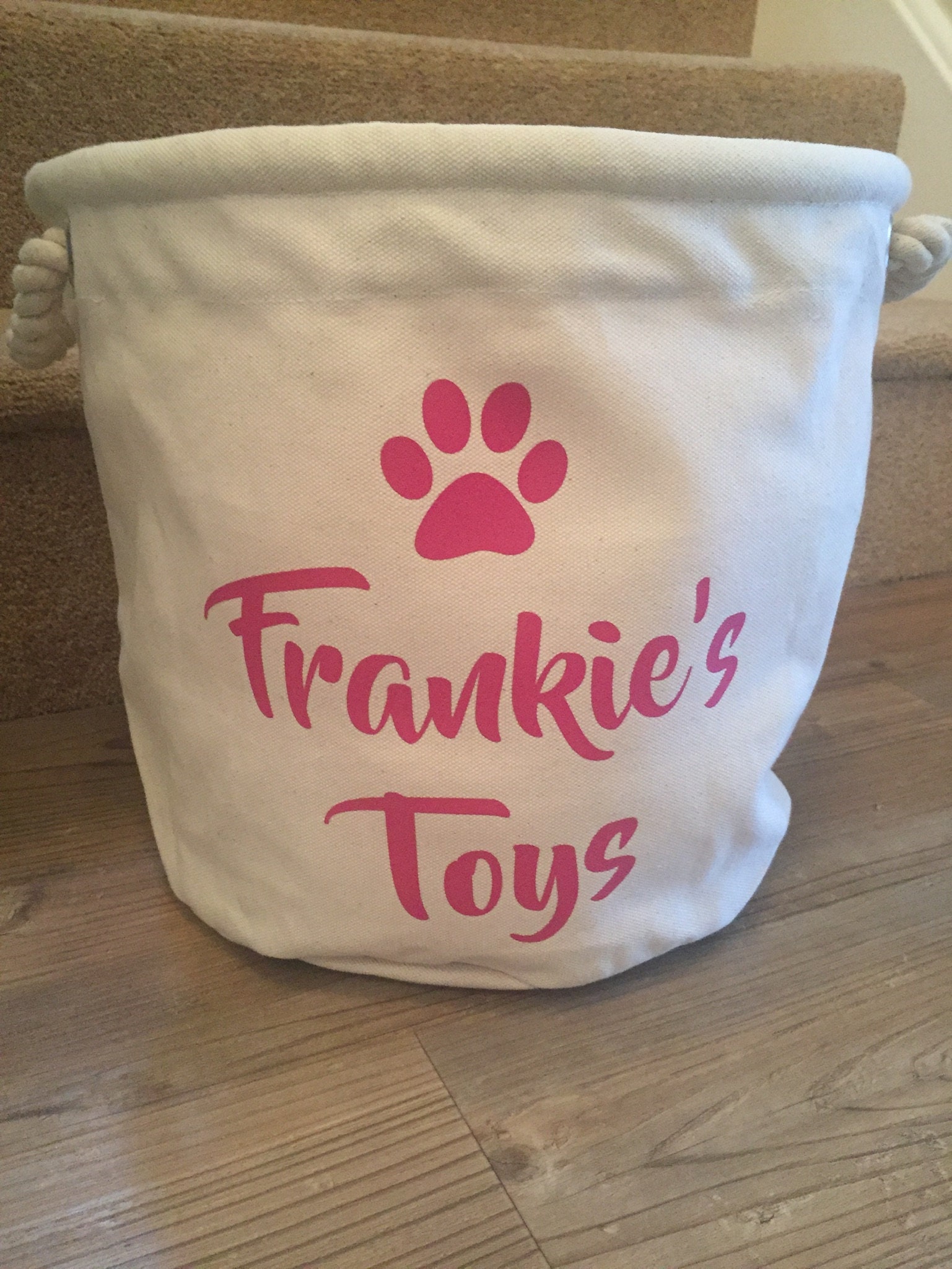 Dog Toy Storage Bag Personalised Toy Bag Boys Toy Bag Etsy