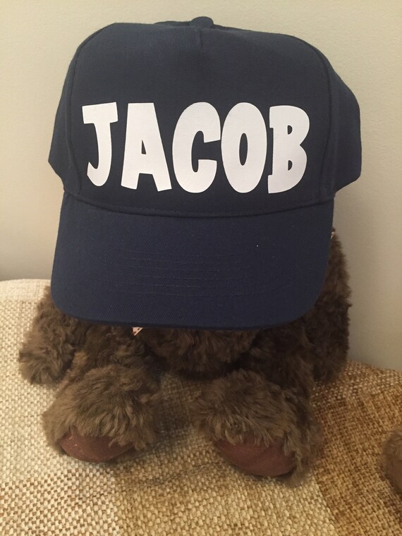 personalised children's baseball caps