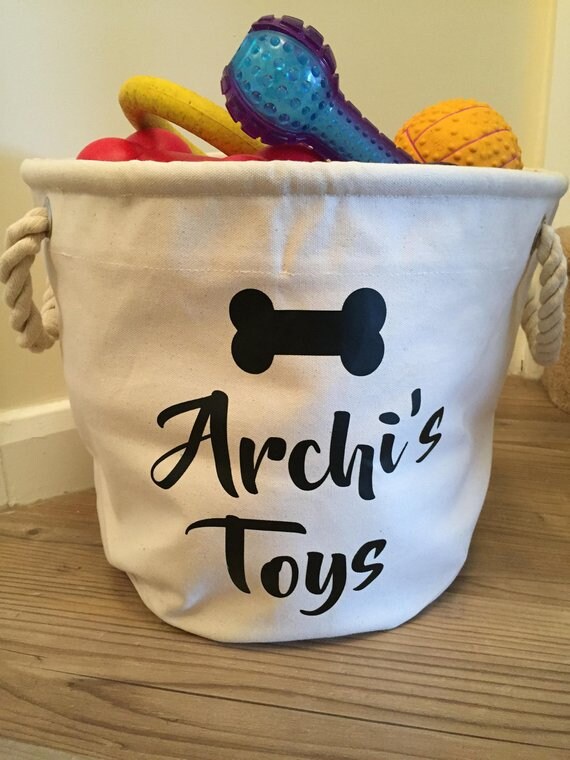 Dog Toy Storage Bag Personalised Toy Bag Boys Toy Bag Etsy UK