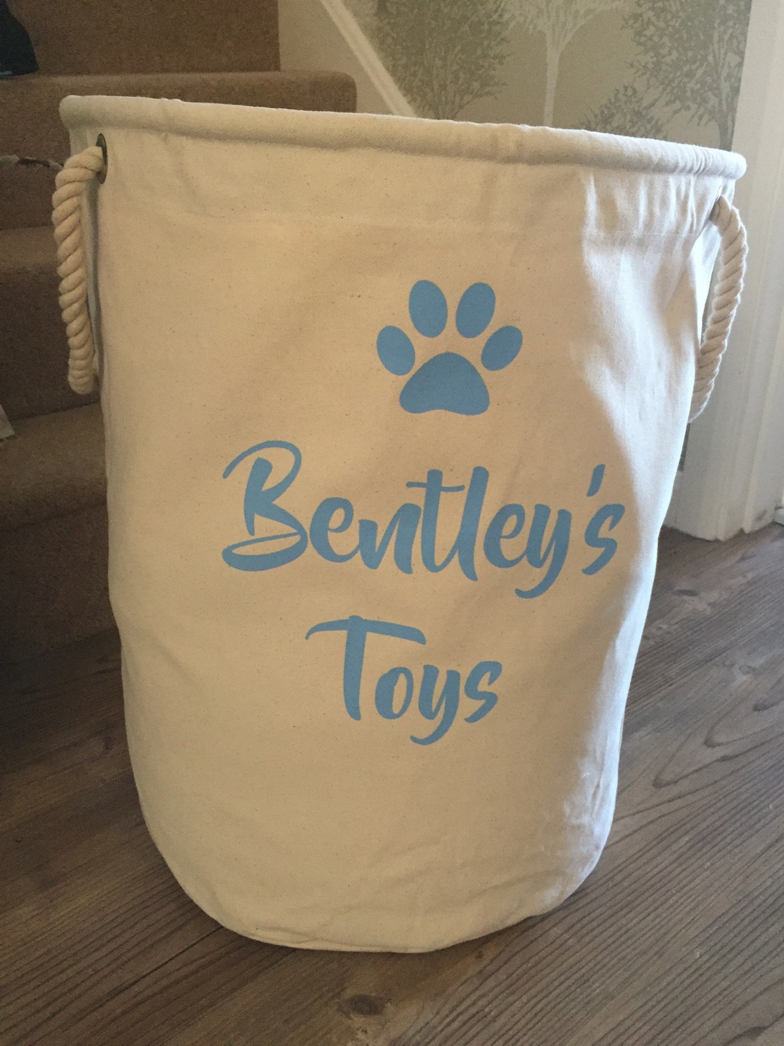 Dog Toy Storage Bag Personalised Toy Bag Boys Toy Bag Etsy UK