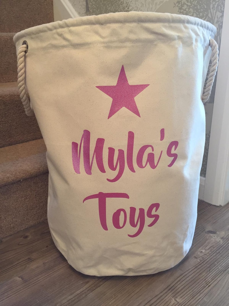 Children's Storage Bag Toy Storage Personalised Toy Etsy UK