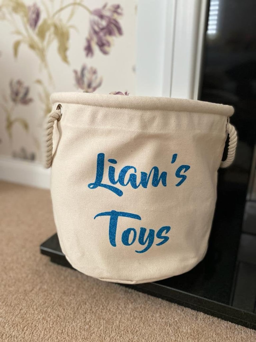Children's Storage Bag Toy Storage Personalised Toy Etsy