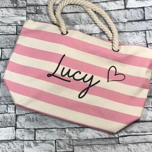 Personalisierte nautische Strandtasche - Strandtasche - personalisierte Strandtasche - Holiday Bag - Urlaub Tasche - Pool - Strand - personalisierte Urlaub