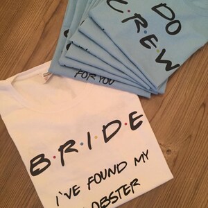 Vest Tank Top Team Bride Hen Party Tribe Personalised T-shirt Ladies