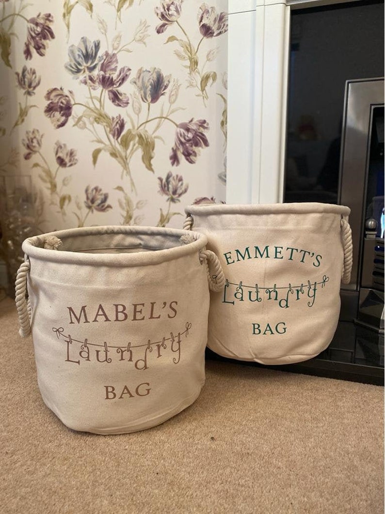 Laundry Bag Personalised Toy Bag Storage Bag Knitting Etsy UK