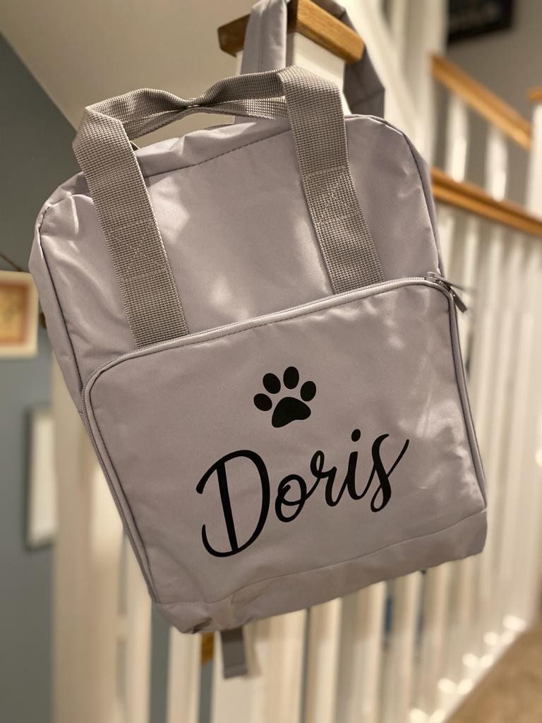 personalised daycare backpack