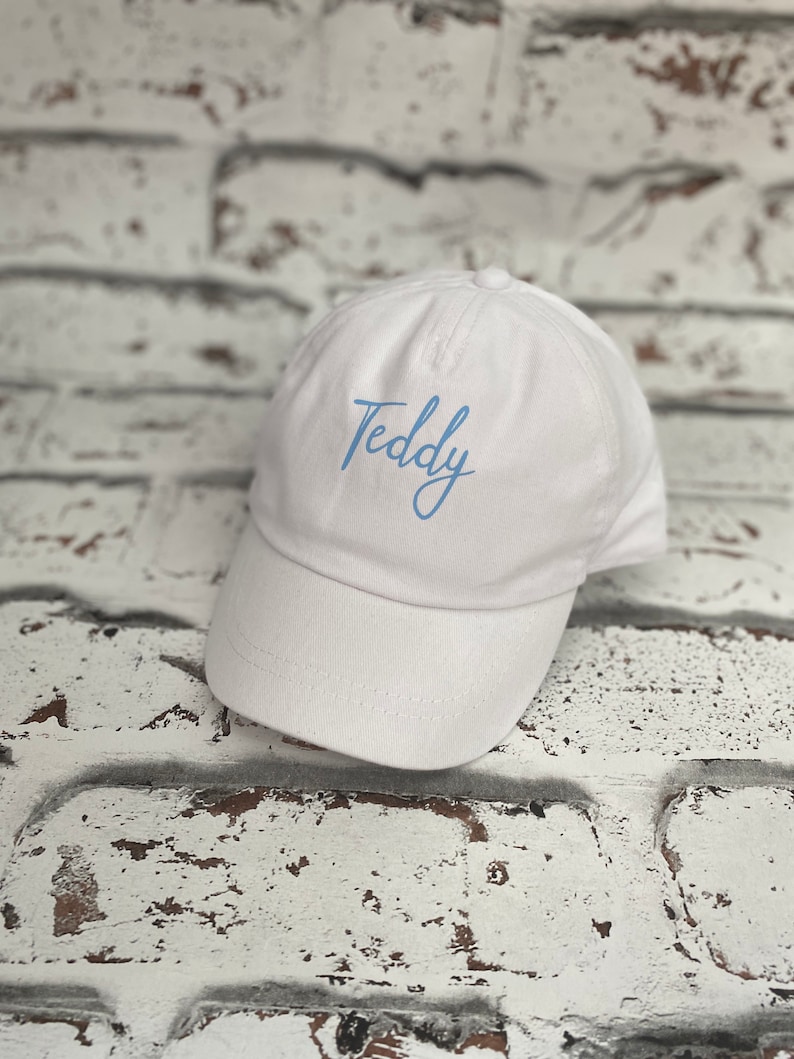 Toddler Name Cap Personalised Childrens Caps Kids Caps Etsy