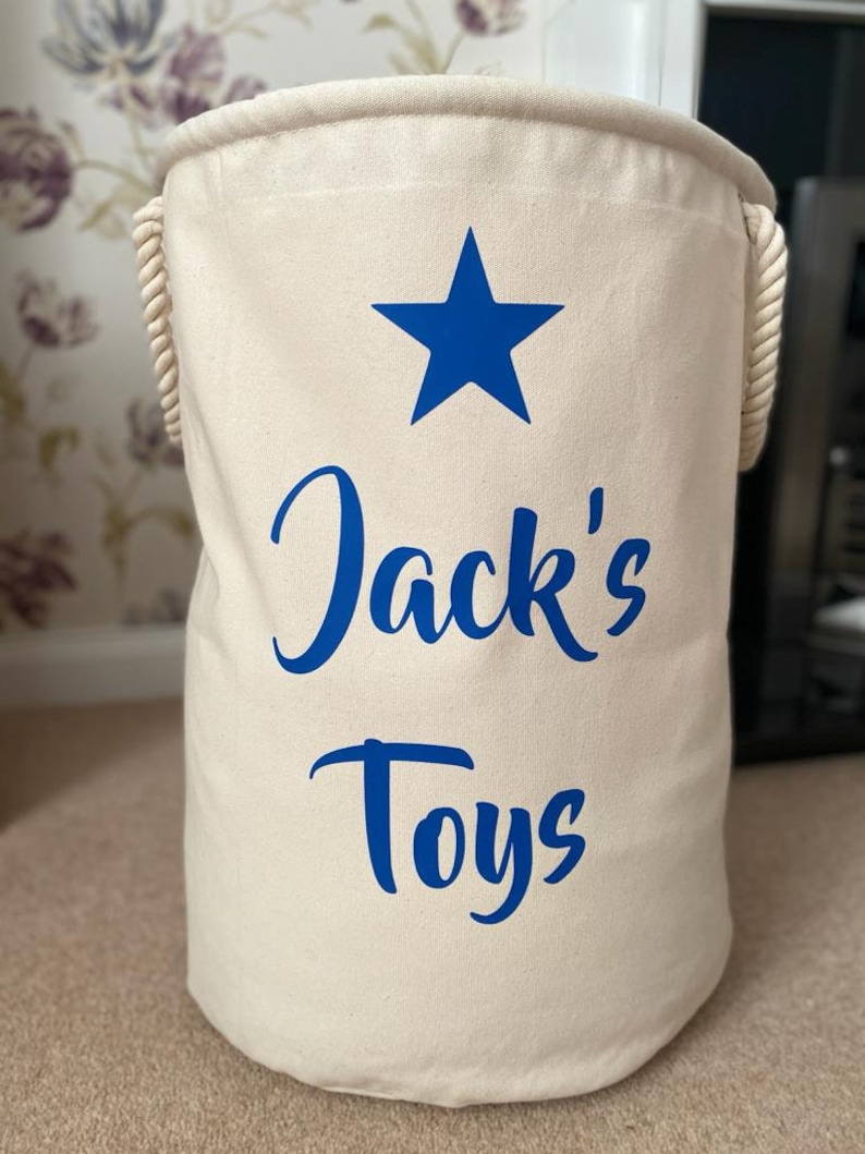 Children's Storage Bag Toy Storage Personalised Toy Etsy UK