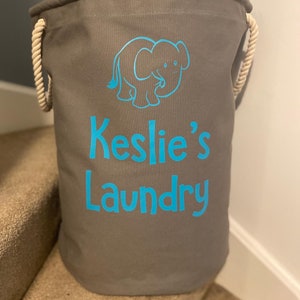 Personalised Name Storage Trug - Personalised Toy Bag - Storage Bag - Knitting Bag - Storage - Dog Toy Bag - Laundry - Trug - Storage Basket