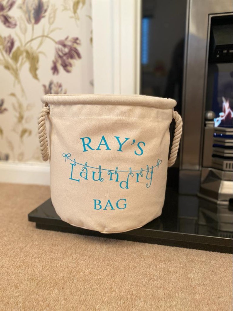 Laundry Bag Personalised Toy Bag Storage Bag Knitting Etsy UK