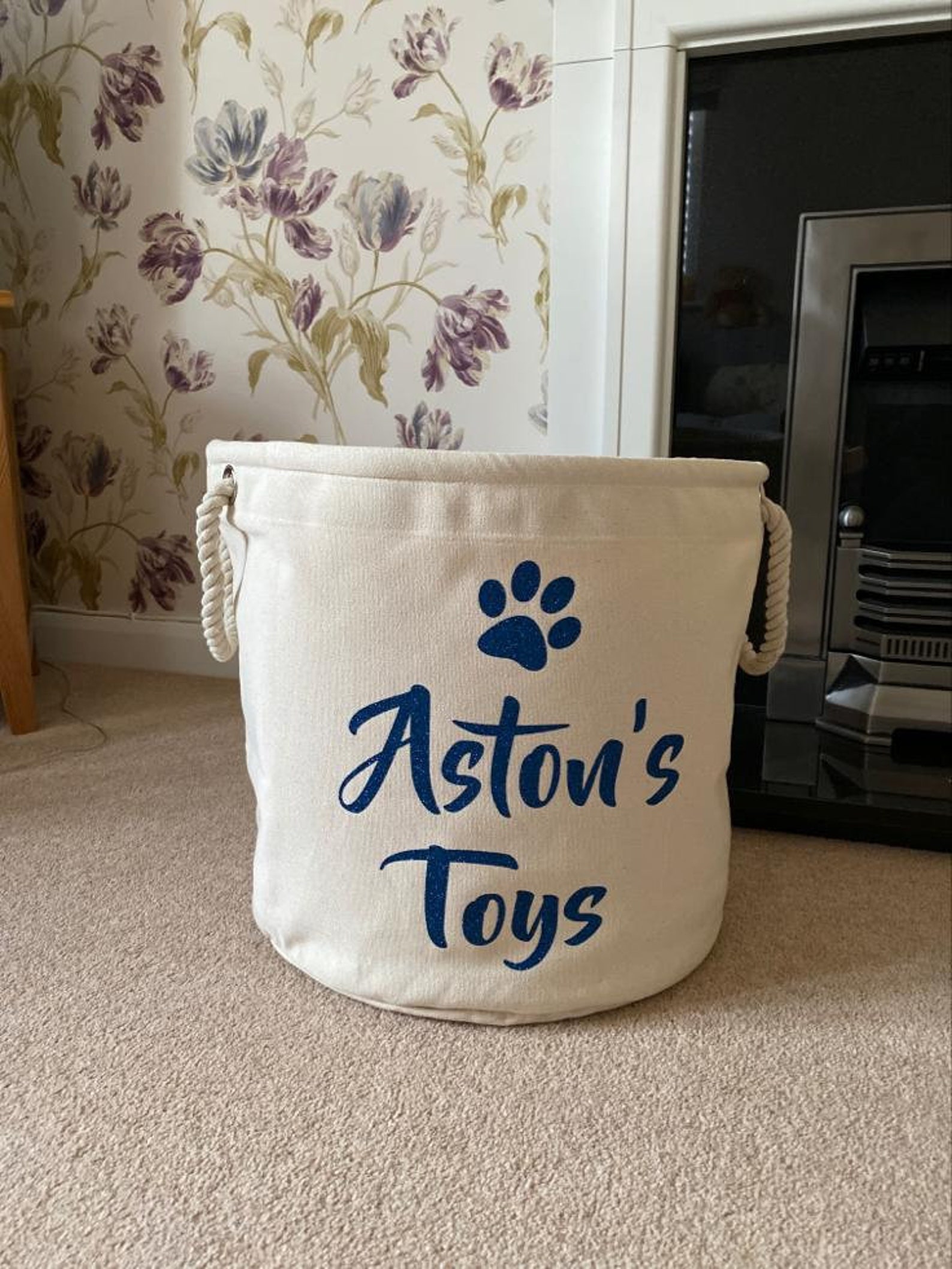 Dog Toy Storage Bag Personalised Toy Bag Boys Toy Bag Etsy UK