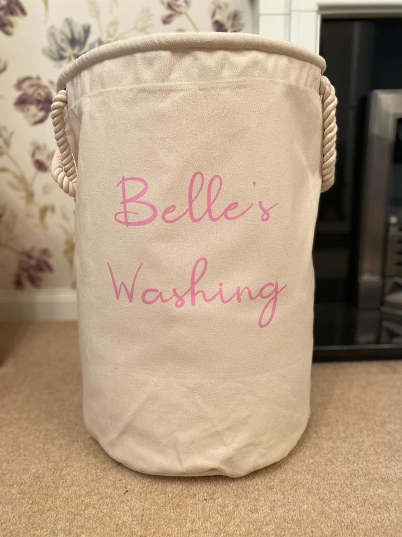 Personalised Name Storage Trug Personalised Toy Bag Etsy