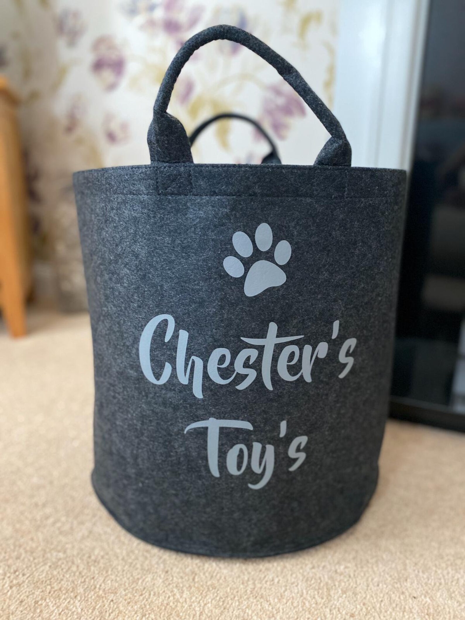 Personalised Dog Toy Storage Laundry Bag Storage Bag Etsy