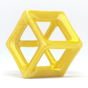 Rhombic Dodecahedron 3D Printed Geometric Model - Made To Order: Choose your Color and Size - Modern Home Decor - Desktop Polyhedra