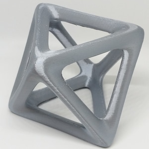 Octahedron 3D Printed Geometric Model - Made To Order: Choose your Color and Size - Modern Home Decor - Desktop Polyhedra - NEW COLORS
