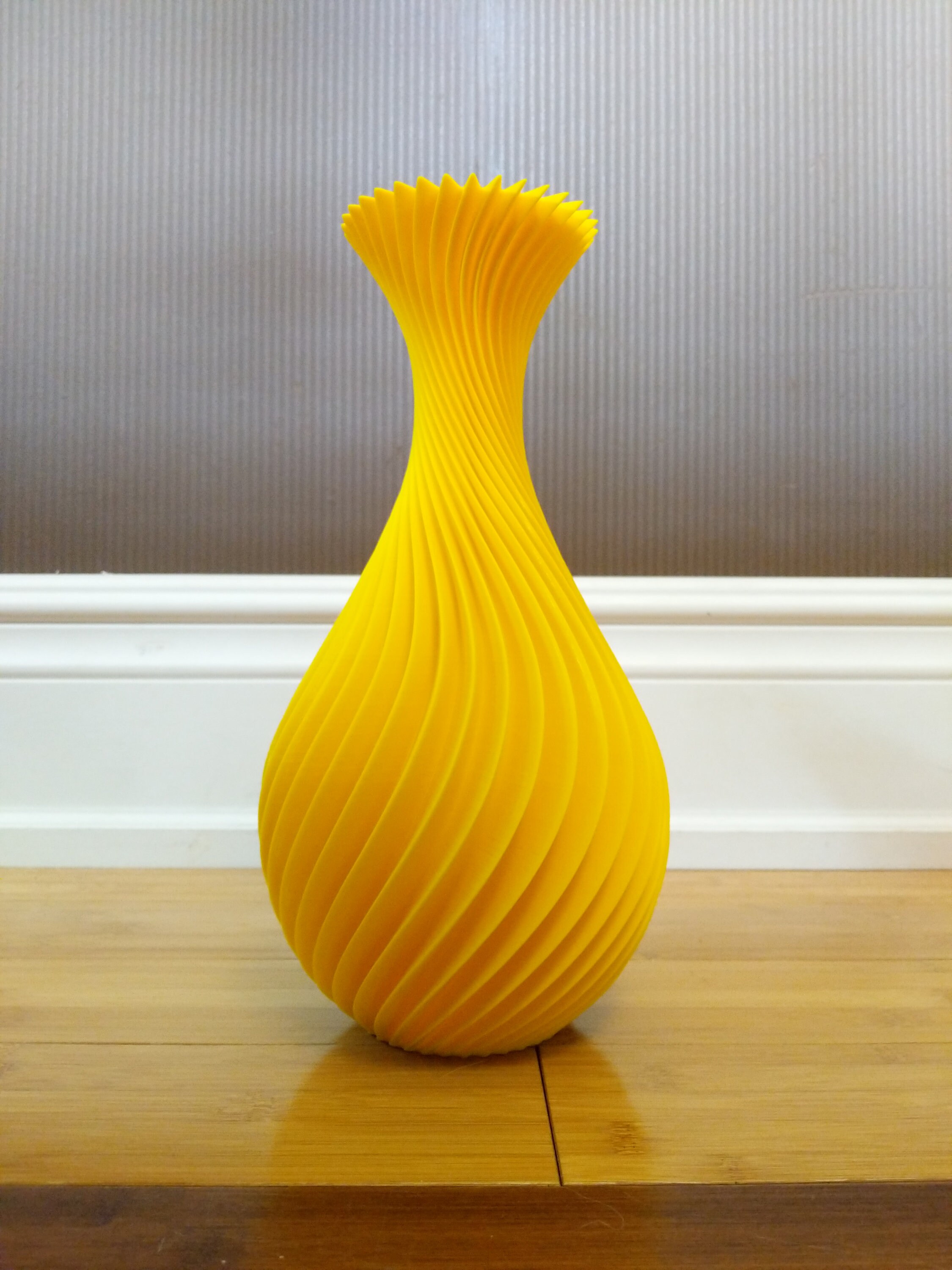 WAVES Art Vase 3D Printed Home Decor Modern Geometric | Etsy