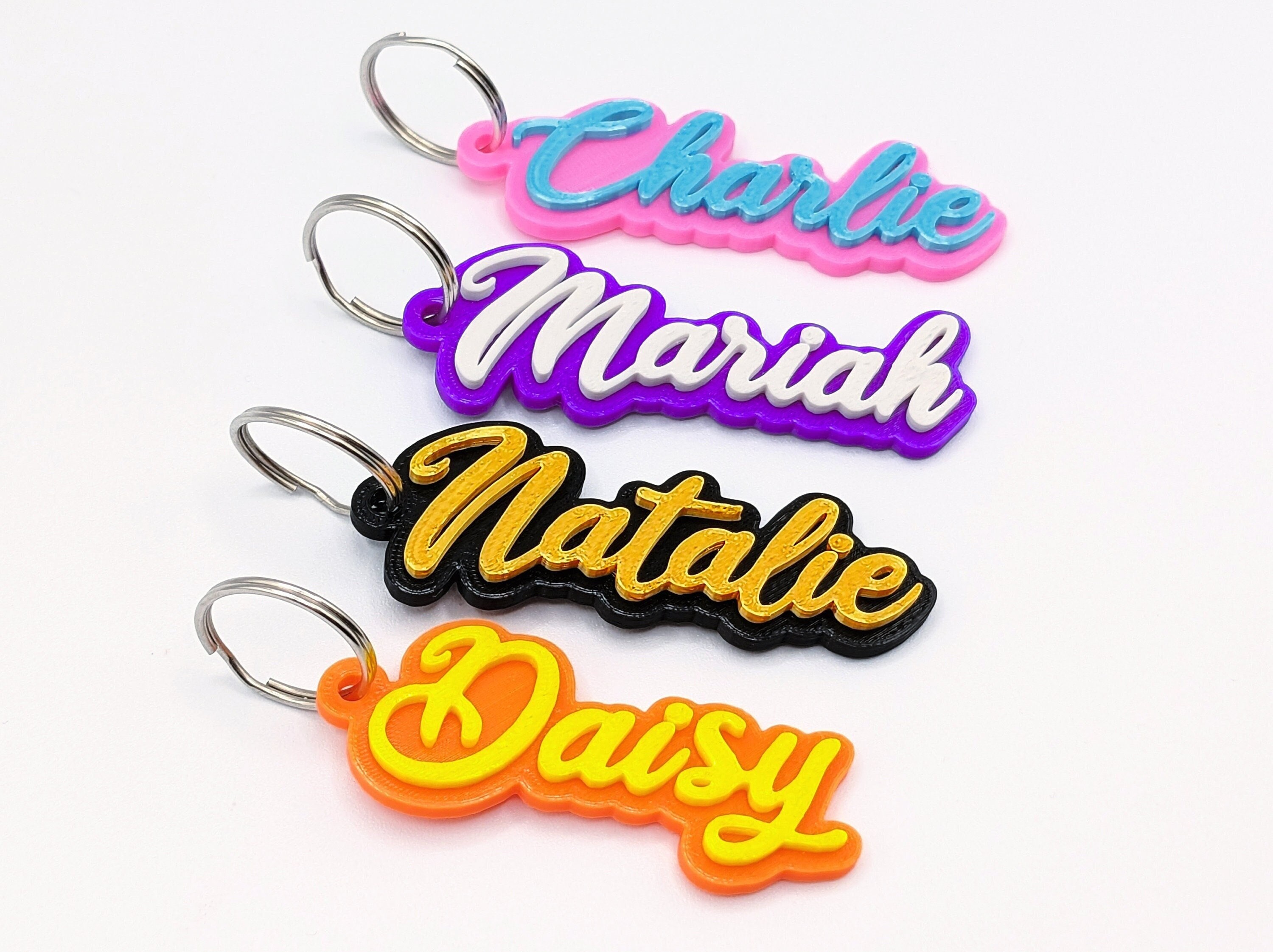 Personalized Name Keychain With Crown|custom Letter Keychain|car