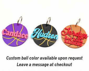 Christlicher Basketball-Schlüsselanhänger Mit Bibelvers - 'Ich Kann Alles Durch Christus' - Inspirierendes Geschenk Für Spieler