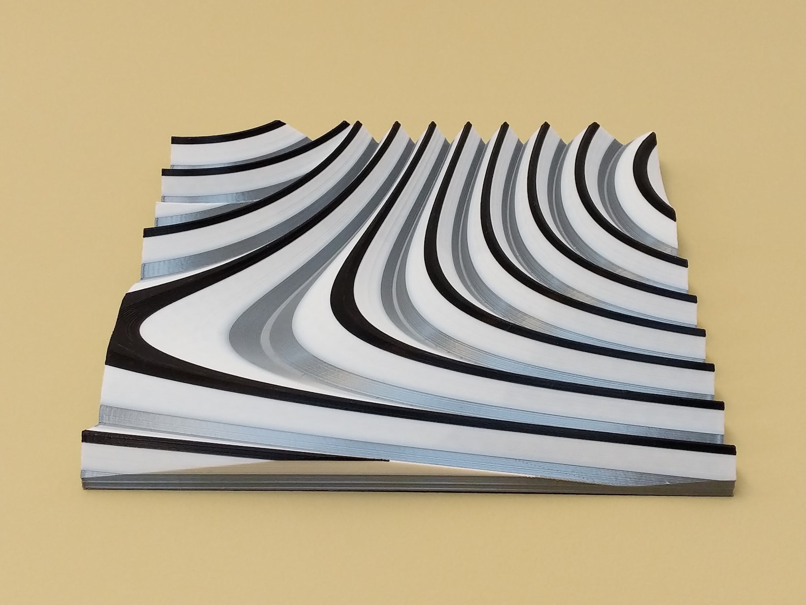 3D Printed Wall Art Set of 3 Original Geometric Abstract Etsy