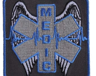 US Military Combat Medic Winged Medic Patch (3x 3)