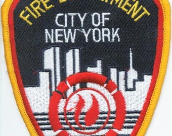 New York City Fire Dept Department Shoulder Patch