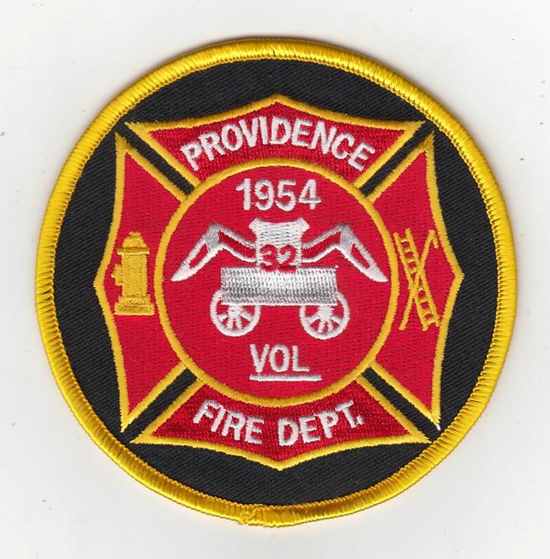 North Carolina Fire Dept Providence Volunteer Patch Etsy