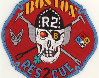 Massachusetts Boston Rescue 2 R2  Patch