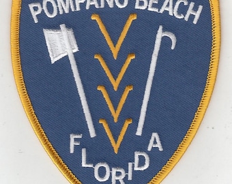 Florida Pompano Beach Fire Dept Patch